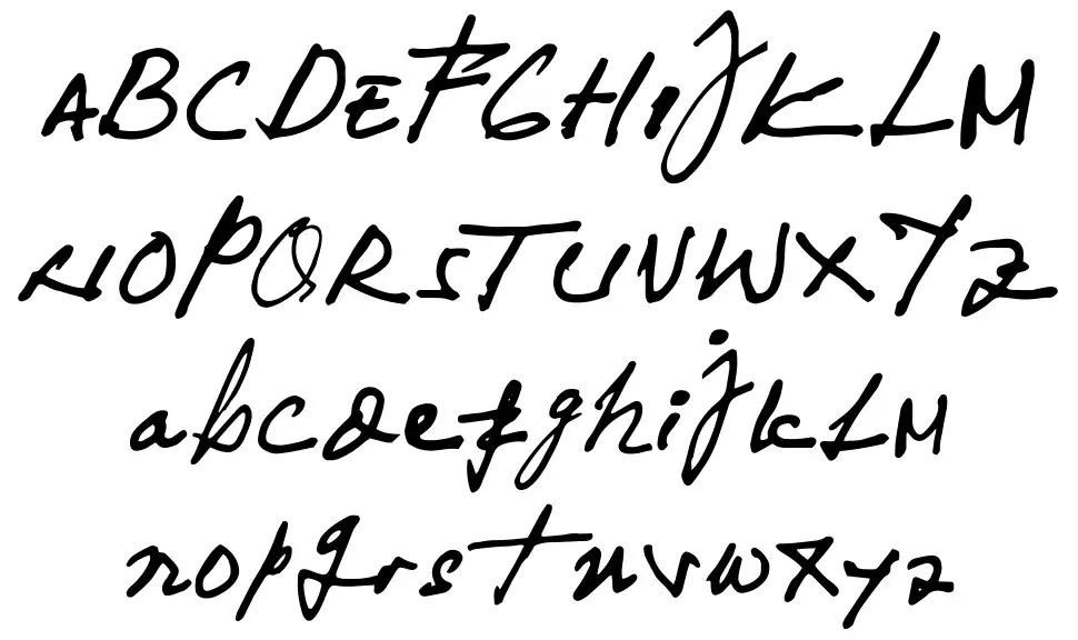 Yuqato Handwritingfont specimens