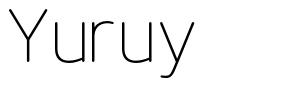 Yuruy font