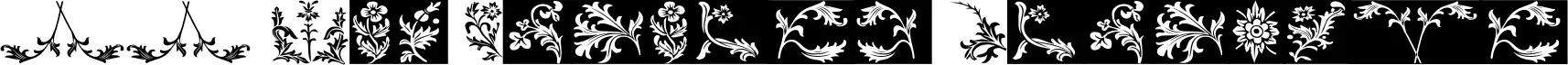 YY Old English Dingbats