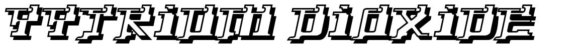 Yytrium Dioxide 字形