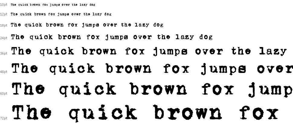 zai AEG Mignon Typewriter 1924 písmo Vodopád