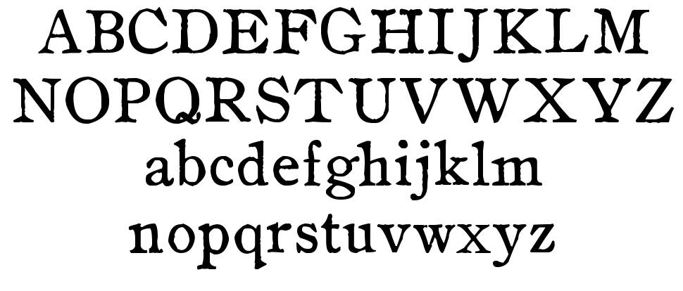 zai Drukarnia Wydawnicza 1870 font Örnekler