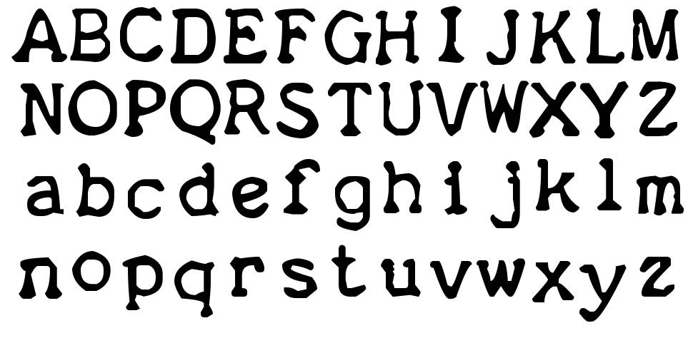 zai Royal P Typewriter 1933 font