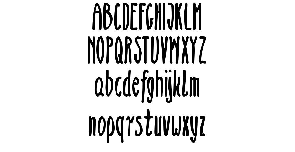 zai Thin Handwritten Lettering フォント 標本