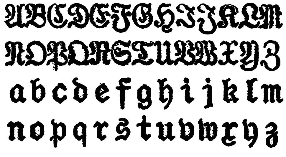 zai Urania Piccola Typewriter font specimens