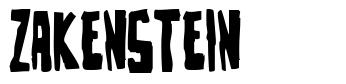 Zakenstein шрифт