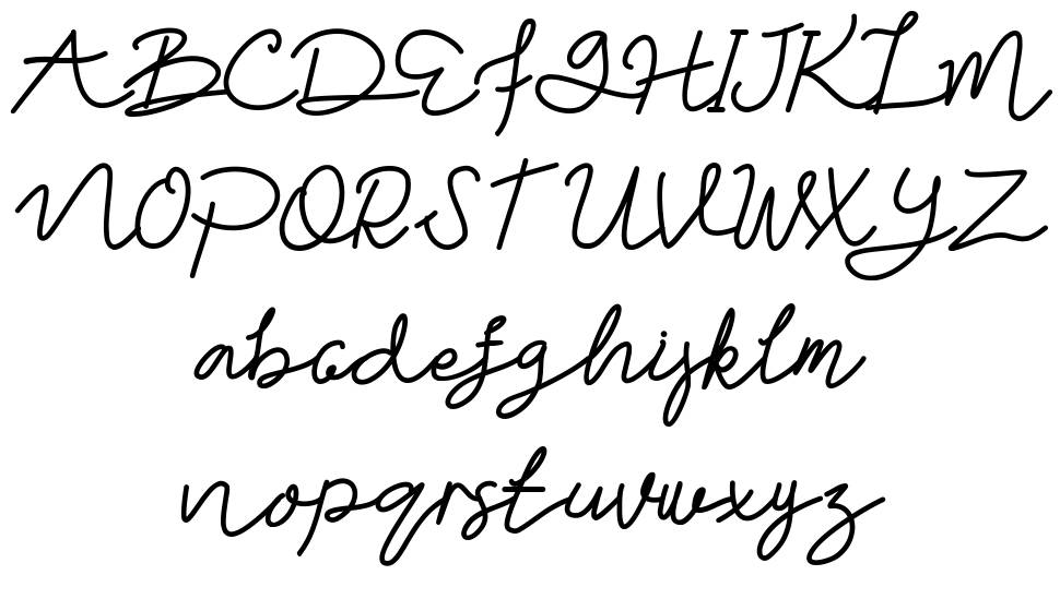 Zakilla font specimens