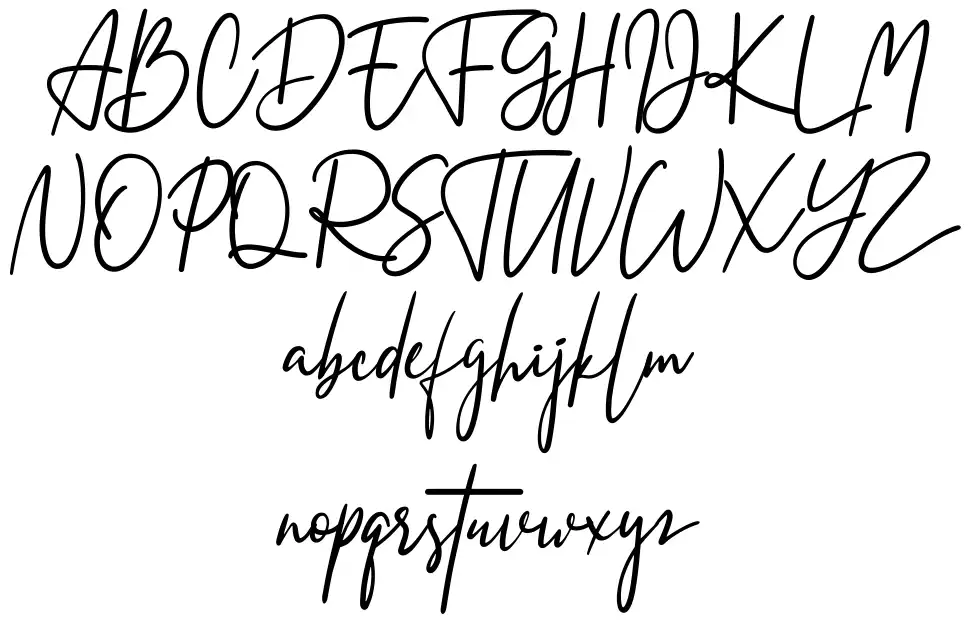 Zalitta font by Anggara Anindita Glaasebw | FontRiver