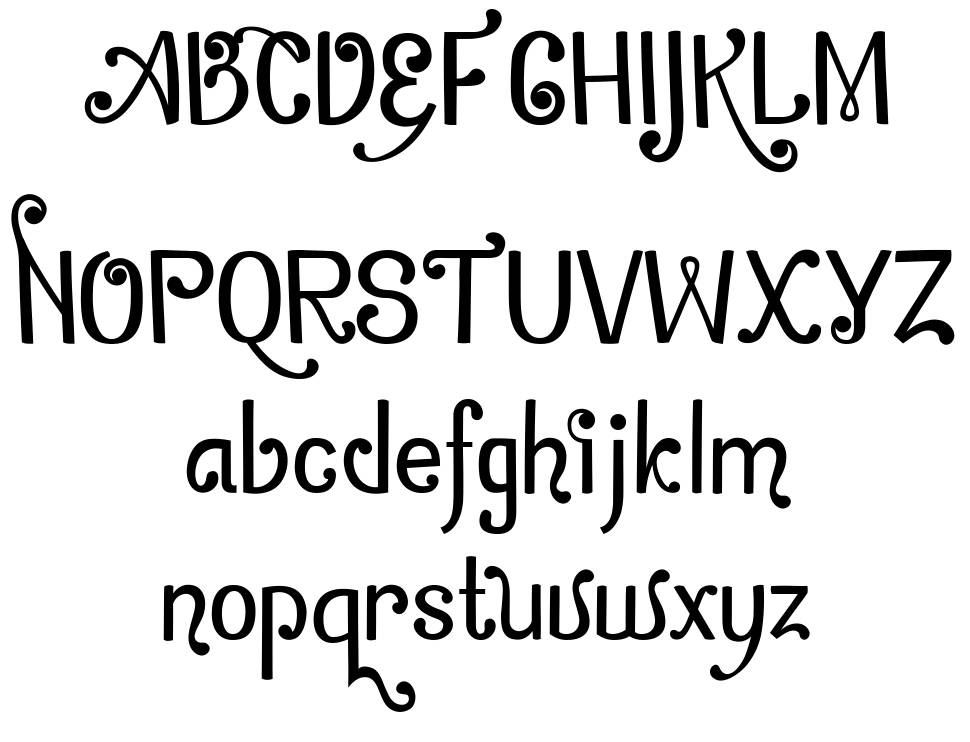 Zamrud & Khatulistiwa font Örnekler