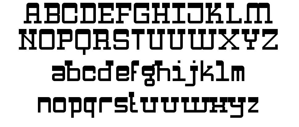 Zapadni font Örnekler