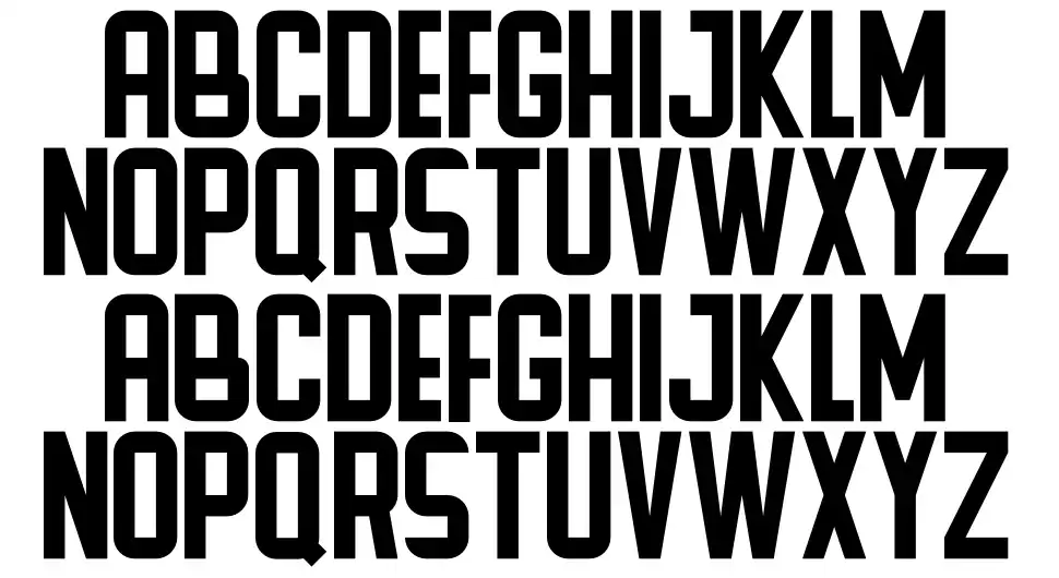 Zappat font specimens