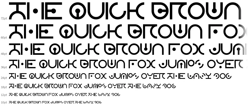 Zdyk Sagittariusfont waterfall