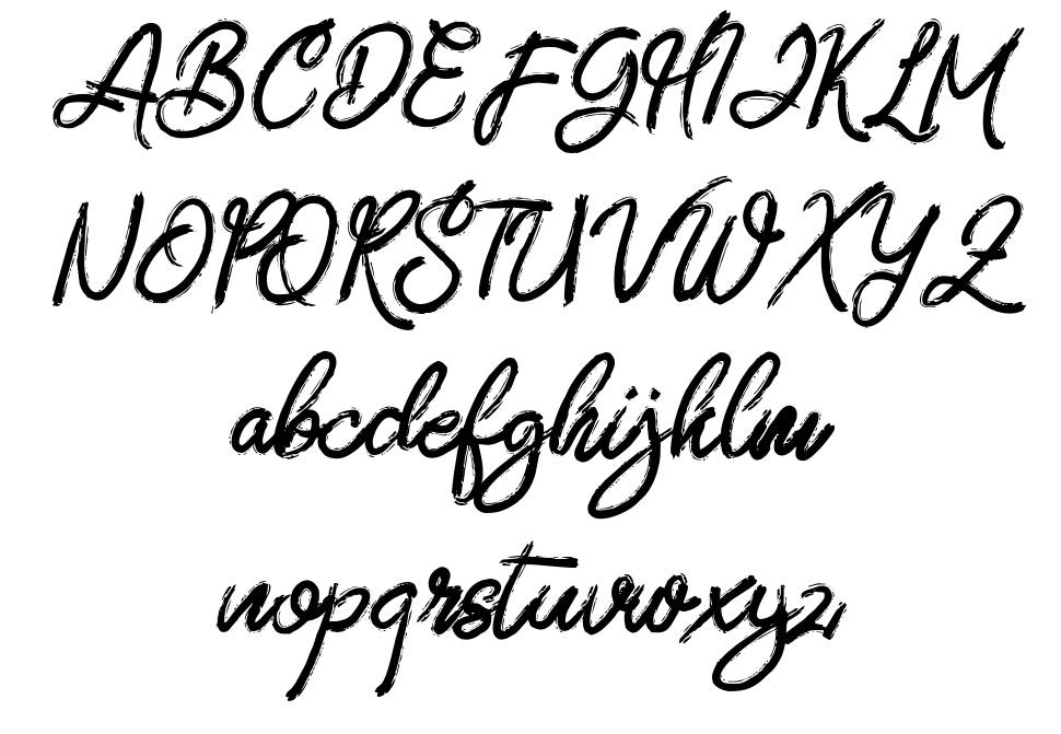 ZeBrush font Örnekler