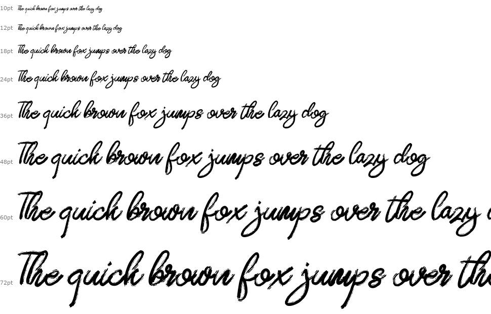 ZeBrush font Waterfall