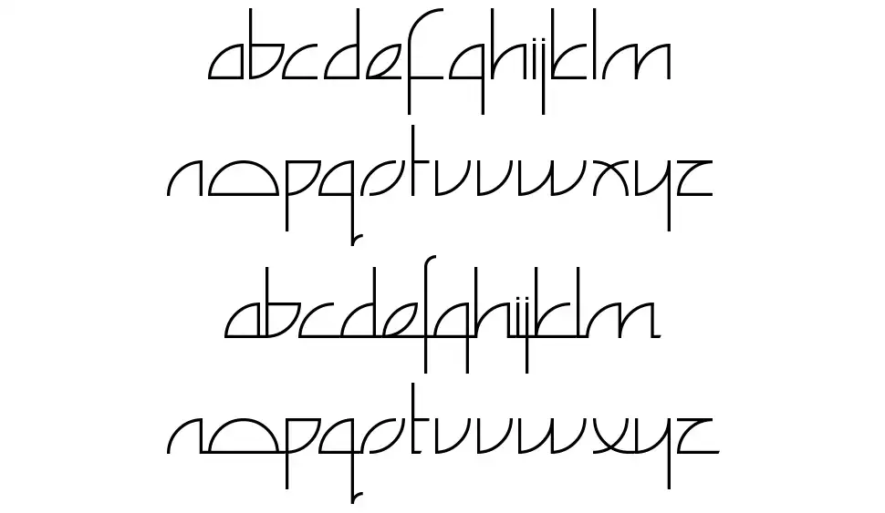 Zefir font Örnekler