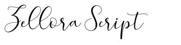 Zellora Script フォント