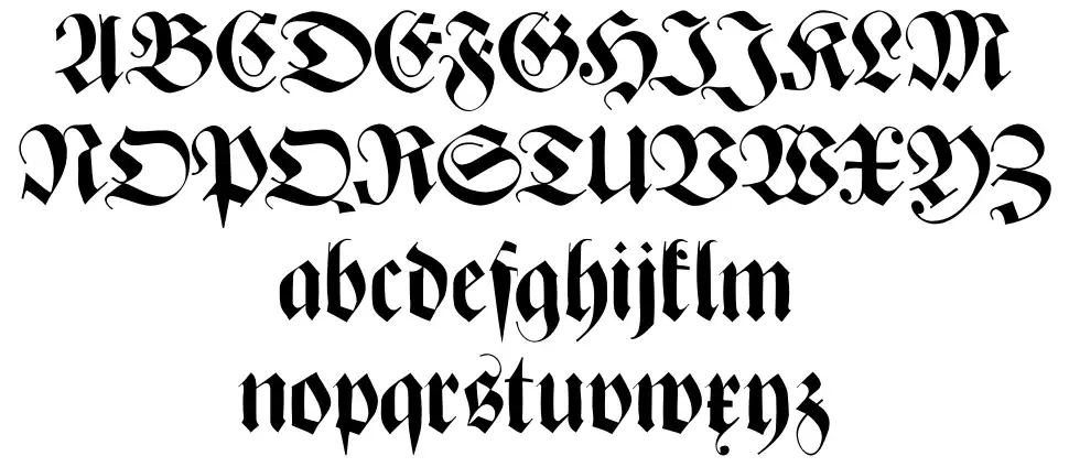 ZenFraxfont specimens