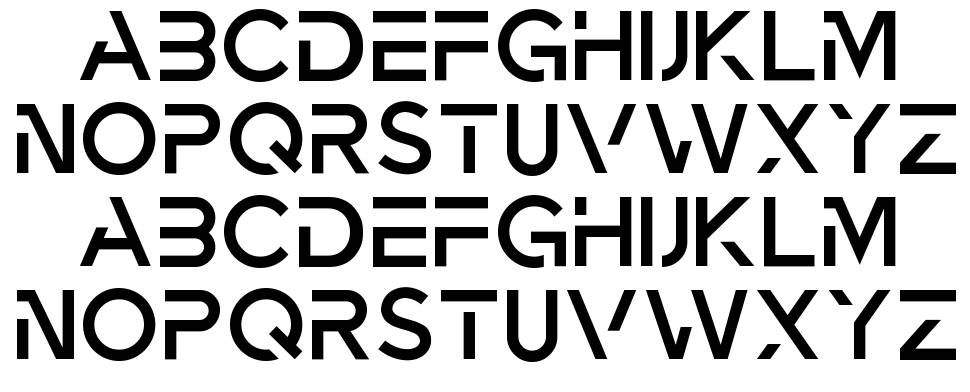Zeniq font Örnekler