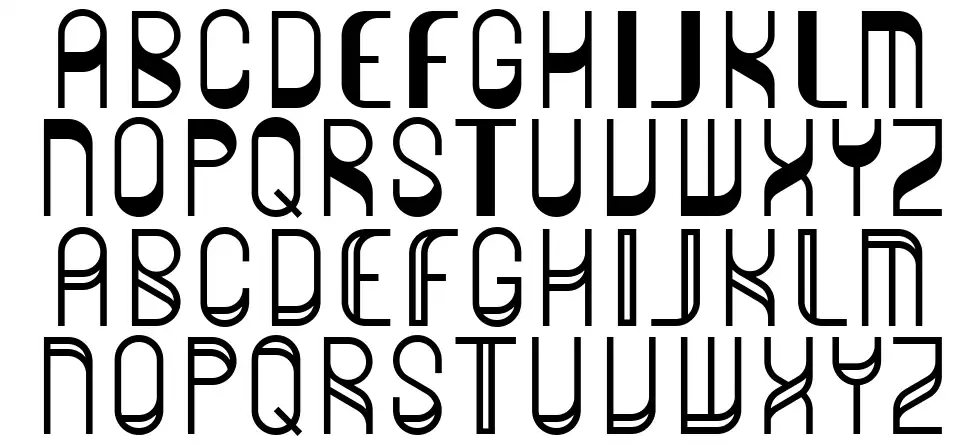 Zero schriftart vorschau