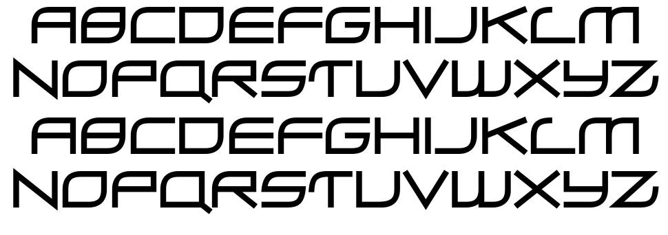 ZeroHour font specimens