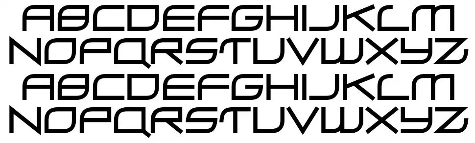 ZeroHour font specimens