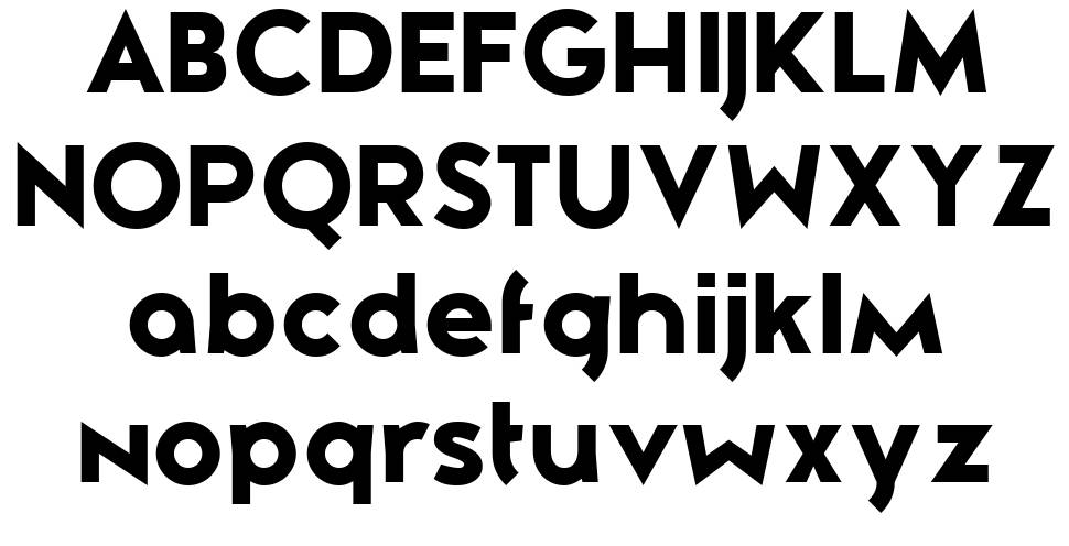 Zeronero font Örnekler