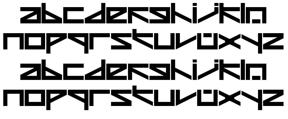 Zeta font specimens