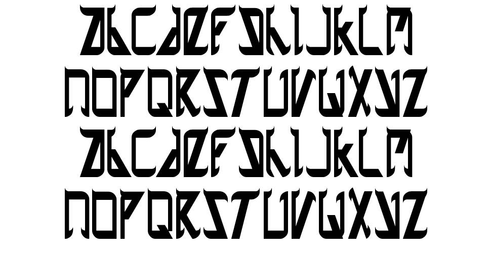 Zetland 字形 标本