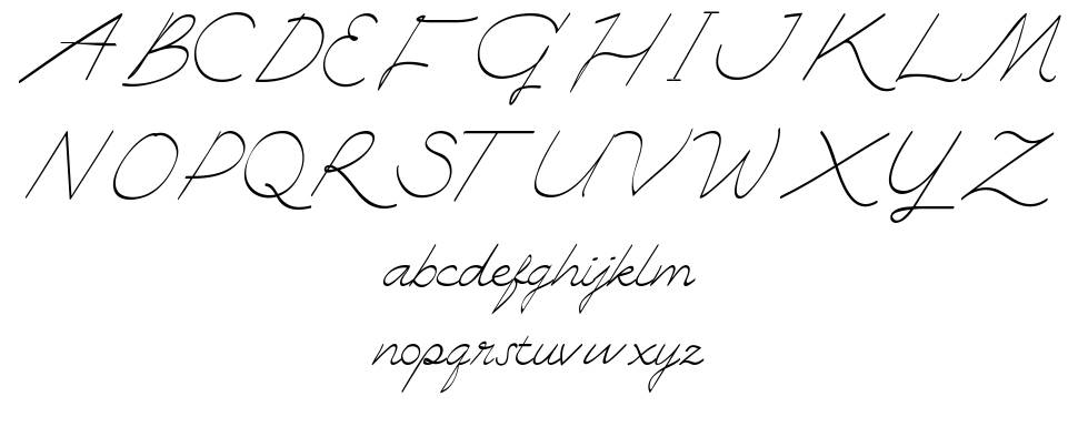Zhafir フォント 標本