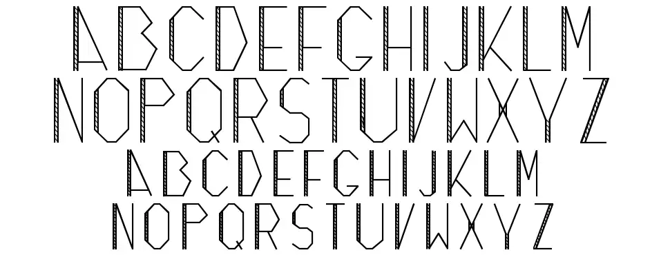 Zicizacfont specimens