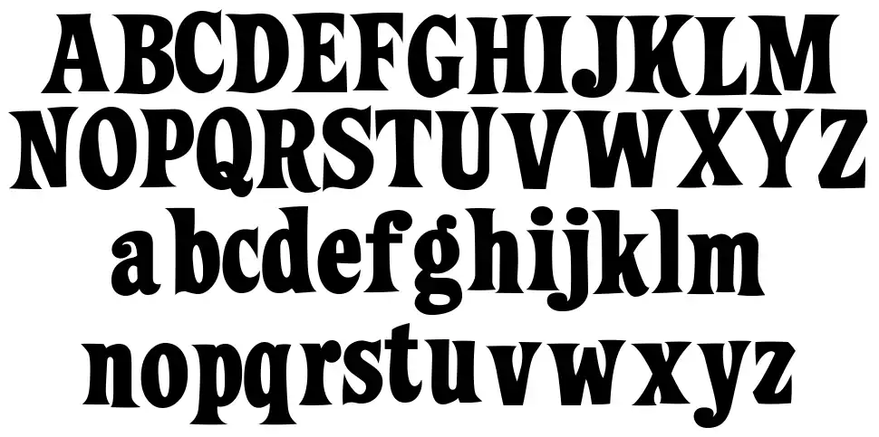 Ziggy font Örnekler