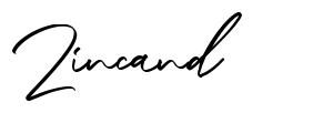 Zincand шрифт