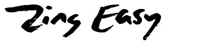 Zing Easy schriftart