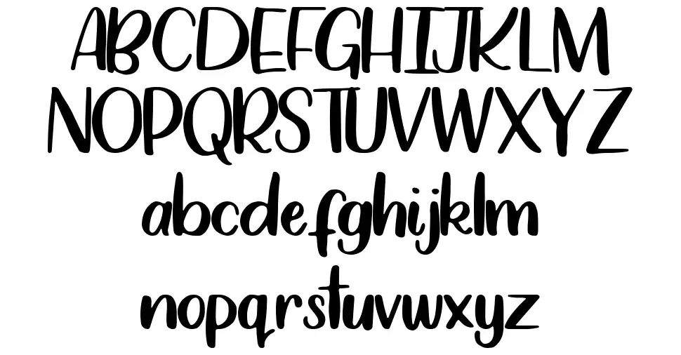 Zippy font specimens