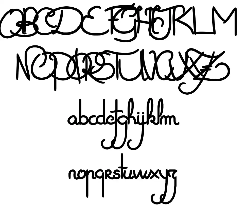 Zoa Elephantesque font Örnekler