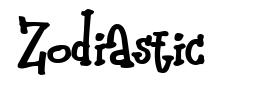 Zodiastic font