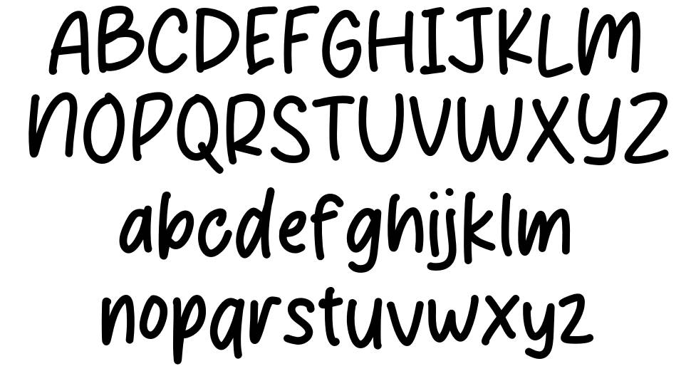 Zoliya font Örnekler