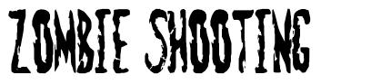 Zombie Shooting шрифт