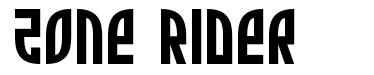 Zone Rider шрифт
