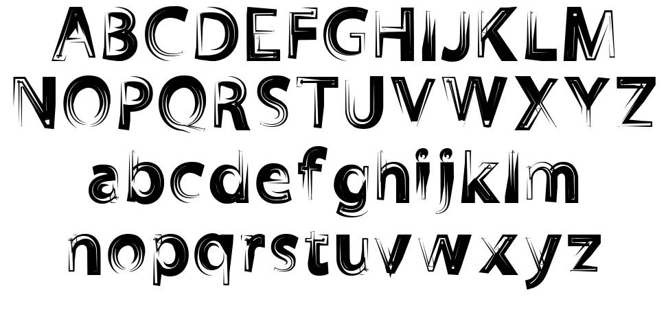 Zooky Zooky font specimens