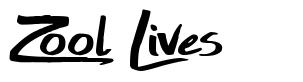 Zool Lives шрифт