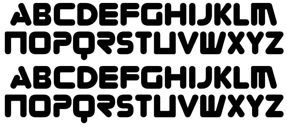 Zorque-Regular font specimens