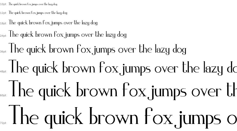 Zorus Serif font Şelale