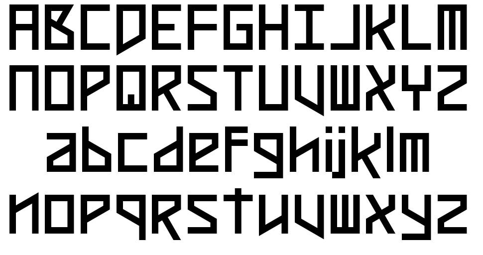 Zosilla font Örnekler