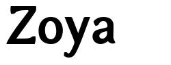 Zoya font