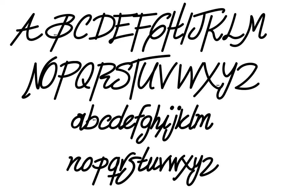 Zule Scriptfont specimens