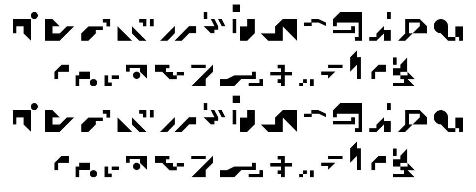 Zuptype Pica písmo Exempláře